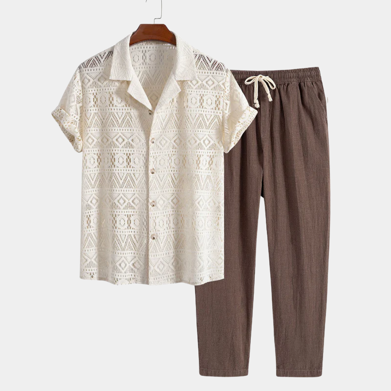 Dorte™ | Short Sleeve Set in Lino